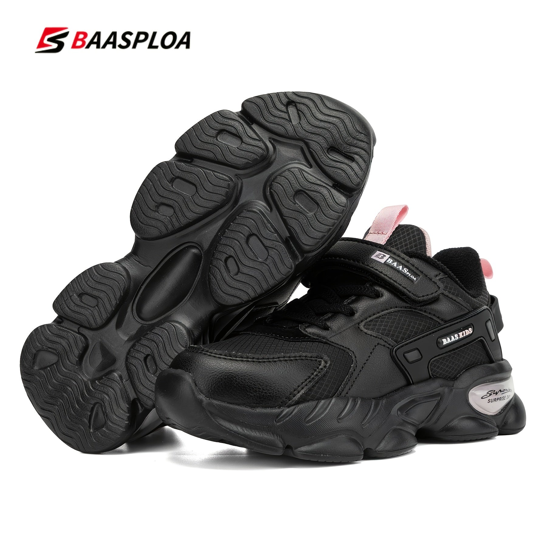 Baasploa Breathable Sneakers for Kids - Ideal for Running, Walking & Tennis