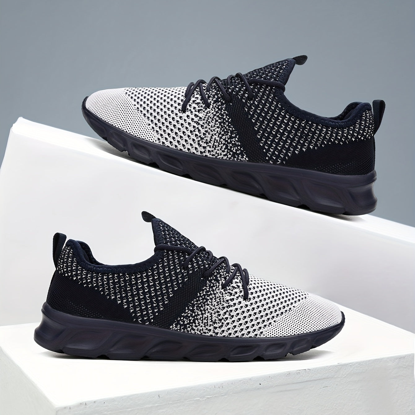 Men's Lightweight Breathable Running Sneakers Walking Shoes