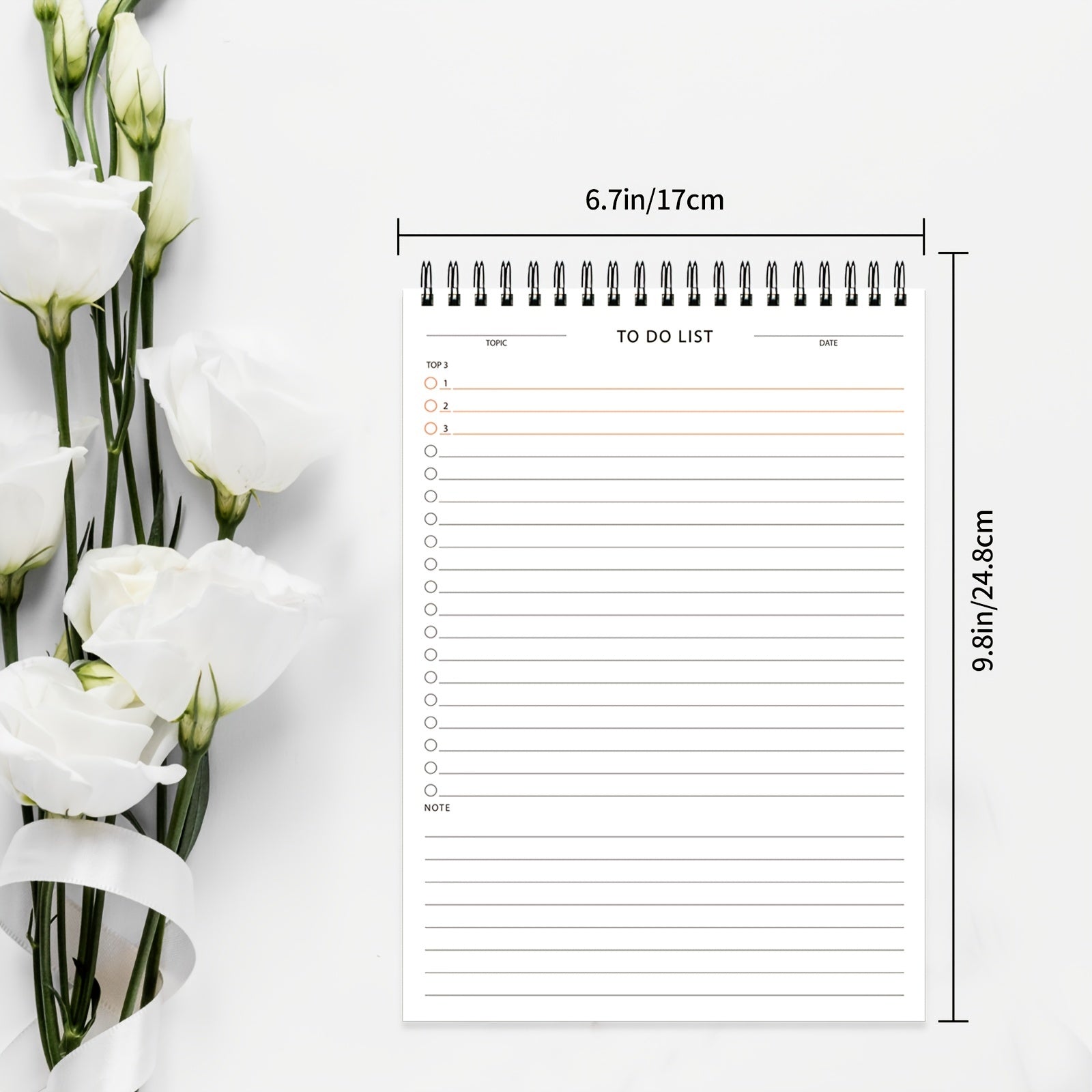 Daily Planner Notepad Undated To Boost Efficiency & Achieve Goals