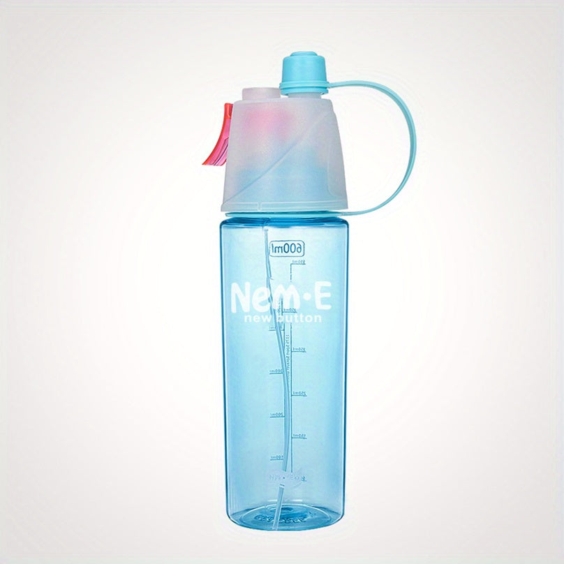 600ml Portable Spray Water Cup for Outdoor Sports
