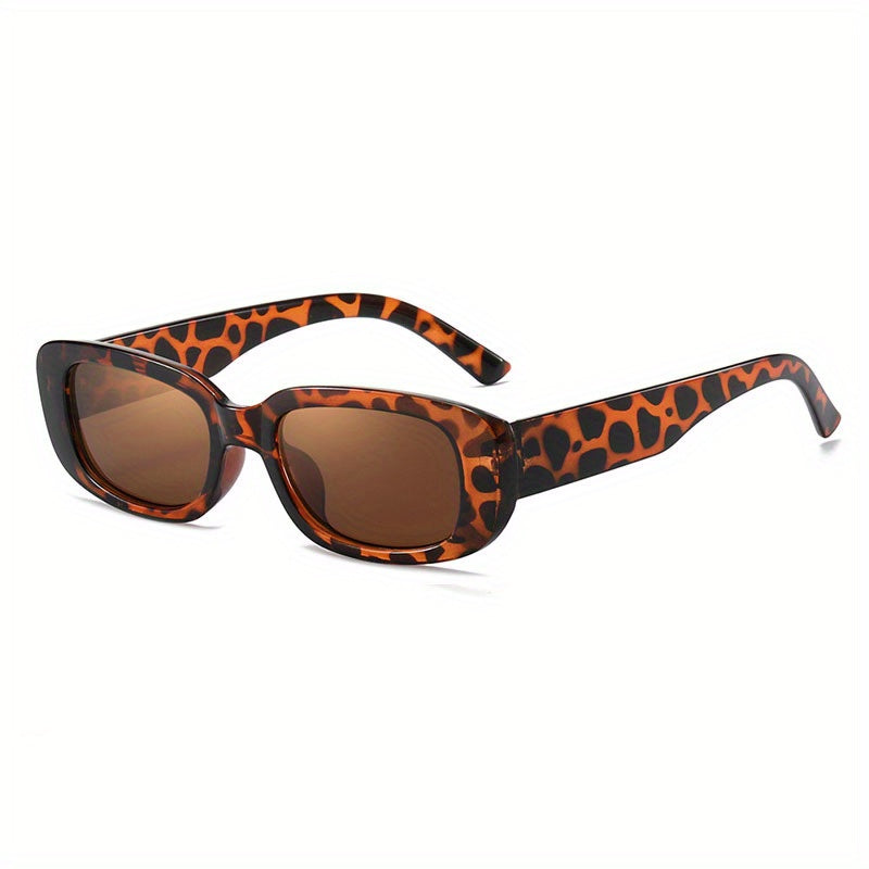 Y2K Rectangle Frame Sunglasses for Women Men, Candy Glasses