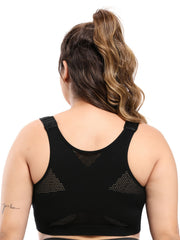  Seamless Sports Bra Women's Plus Back Support Top