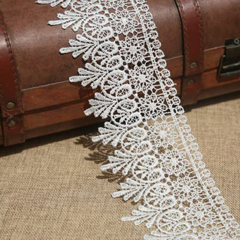 3 Yards Inelastic Lace Trim for DIY Sewing Craft