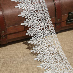 3 Yards Inelastic Lace Trim for DIY Sewing Craft