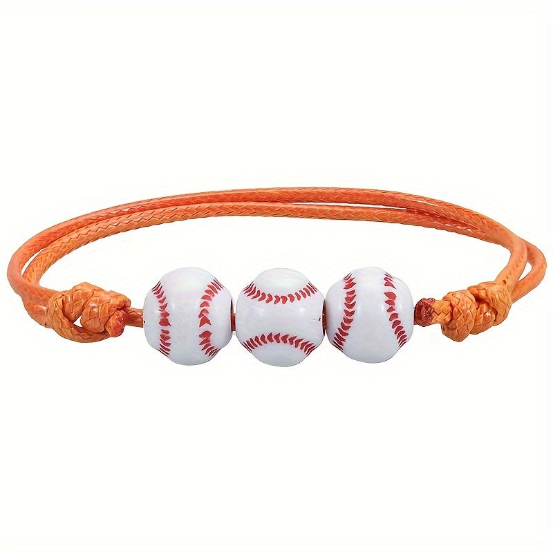 Sports Bracelet for Rugby Baseball Basketball Football Fans