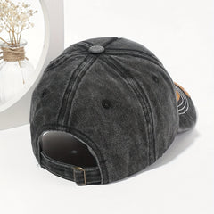 Washed American Flag Baseball Hat Vintage Sun Hat