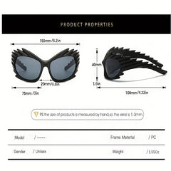 Y2K Candy Glasses Wrap Around Gradient Outdoor Glasses UV400