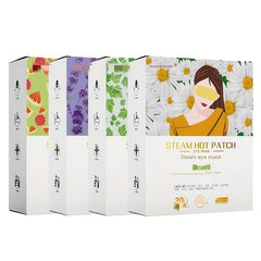 5pcs Mugwort Steam Eye Mask Hot Compress Eye Mask for Fatigue Relief