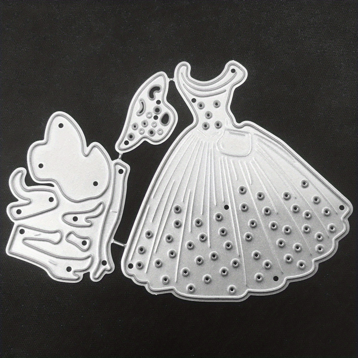 1pc Woman Dress Steel Cutting Dies Stencil for DIY Scrapbooking Crafts