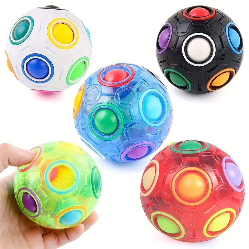 Candy Building Blocks Rainbow Ball Novelty Toy Christmas Halloween Gift