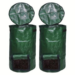 2pcs Reusable Compost Bin Bag for Garden Yard Waste