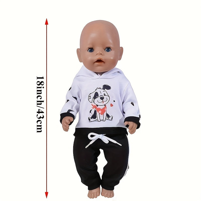 5 Cute Animal Pattern Doll Outfits for 18in Dolls - Birthday Set
