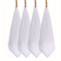 8pcs Cotton Wash Cloth 11.81 X 11.81 Inch Soft Handerchief Ultra Absorbent