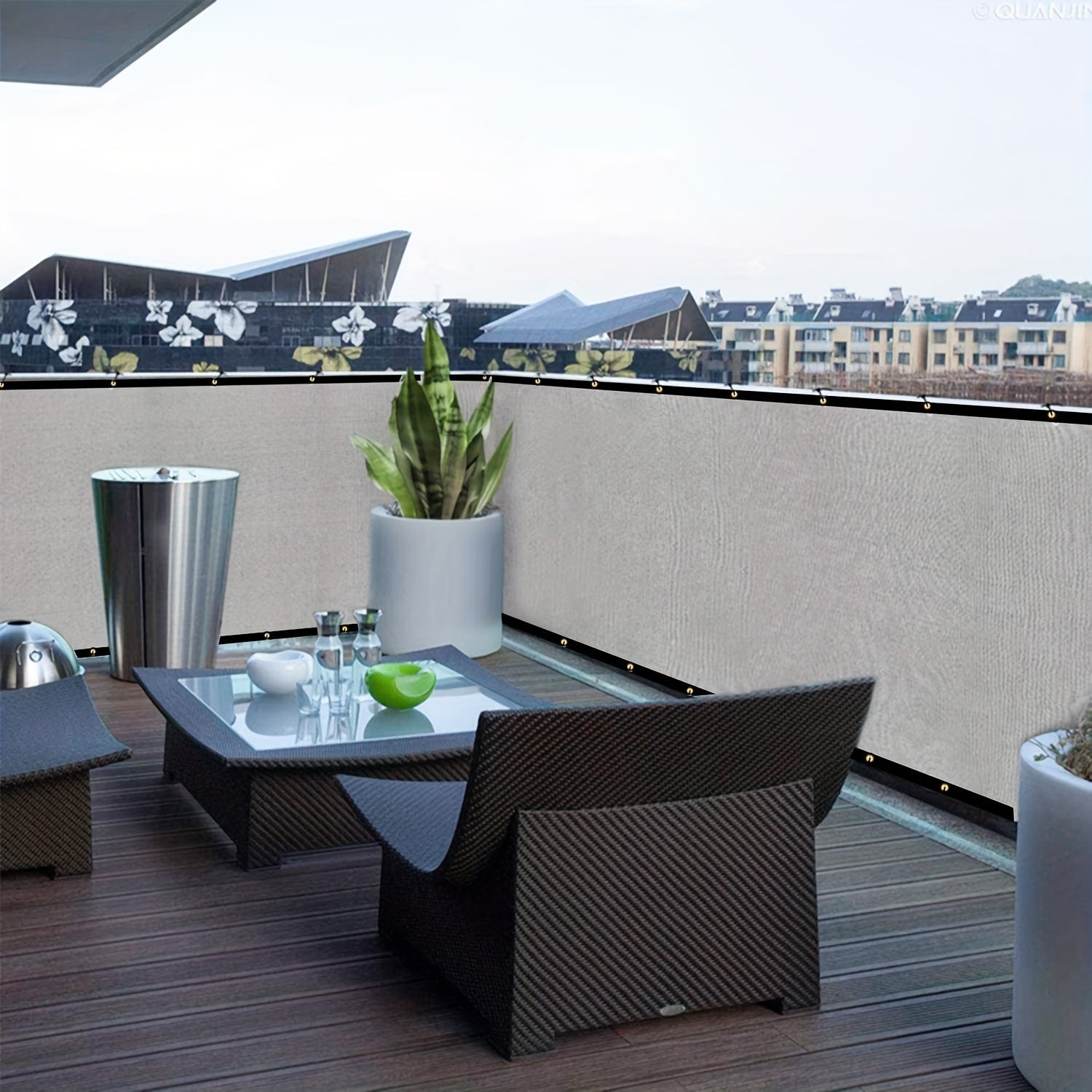 Stylish Balcony Privacy Screen for Deck Pool Fence Railing