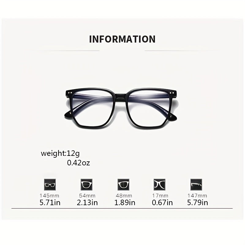 Y2K Block Sunglasses Square UV400 Sun Shades Glasses Beach Party