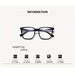 Y2K Block Sunglasses Square UV400 Sun Shades Glasses Beach Party