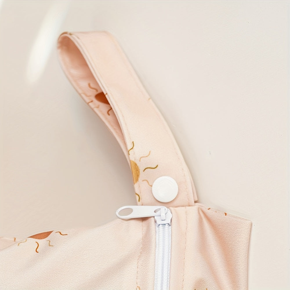 3pcs Sun Print Wet Dry Bag Portable Diaper Bag Menstrual Pad Mini Storage Bag