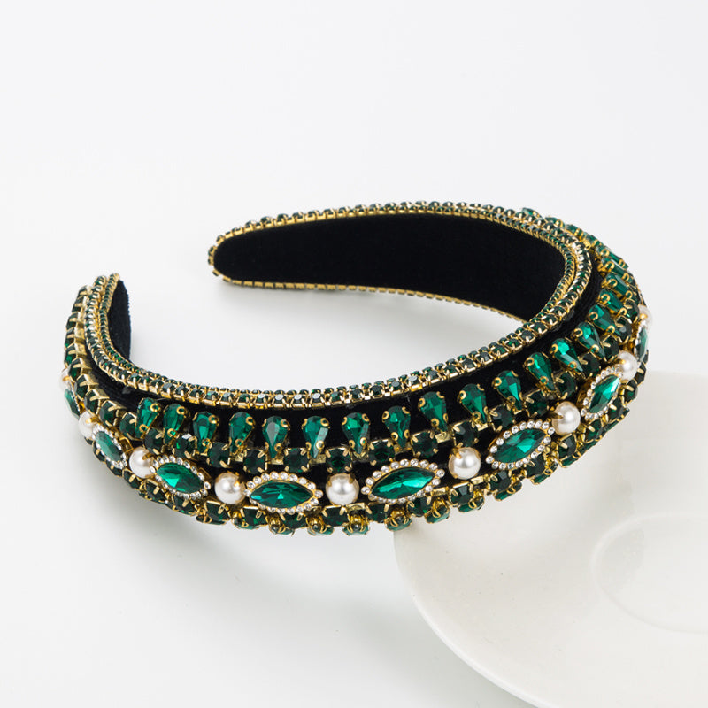 Baroque Crystal Headband for Bridal Wedding