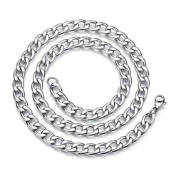 Men's Cuban Chain Necklace in Metal