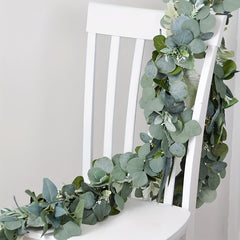 1pc Artificial Eucalyptus Hanging Vine Faux Silk for Wedding Party Home Table