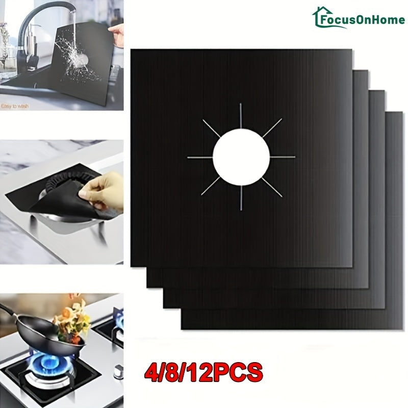 Gas Stove Mat, Heat Resistant Top Liner, Silicone Bib Liners