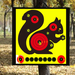 25pcs Squirrel Style 20 32 Cm Shooting Targets Self Adhesive Highly Visibility