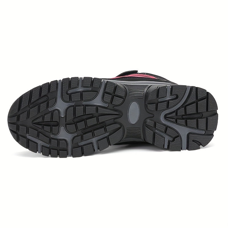 Plush Fur Lined Slip On Thermal Snow Shoes - Winter Sport Shoes