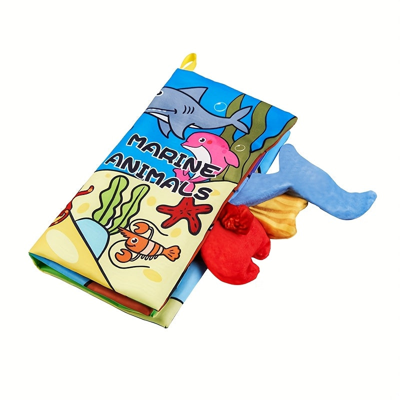 Cloth Art Book & Reading Toy for Kids 0-3 Dinosaurs & Ocean