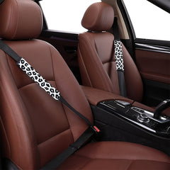 Stylish Leopard Print Seat Belt Cover for Cars