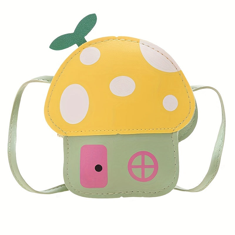 Kids Mushroom Backpack Coin Purse Bag