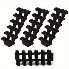 28pcs Wood Grain House Accessories Assembly Toys for Creative Kids & Adults