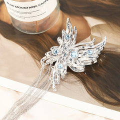 Butterfly Jumbo Tassel Hair Clip Metal Butterfly Hair Pin Minimalist Hair Claw