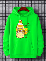 Lemon Juice Print Hoodie for Men