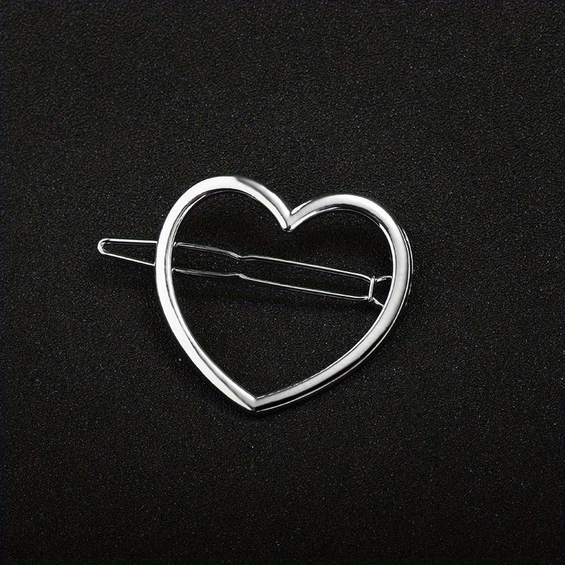 Heart Hair Clip For Side Hair Bangs Braids Girls Accessories