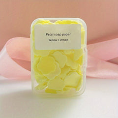 Organic Soap Paper Sheets Portable Disposable Travel Bath Slice Flake Soap