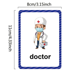 205 Colorful Learning Flashcards - High Frequency Words Vocabulary Building