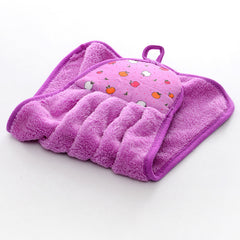 Coral Velvet Hand Towel Absorbent Household Cleaning Supplies