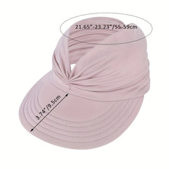 Women Sun Visor Hat UV Protection Beach Cap Packable Summer Hats