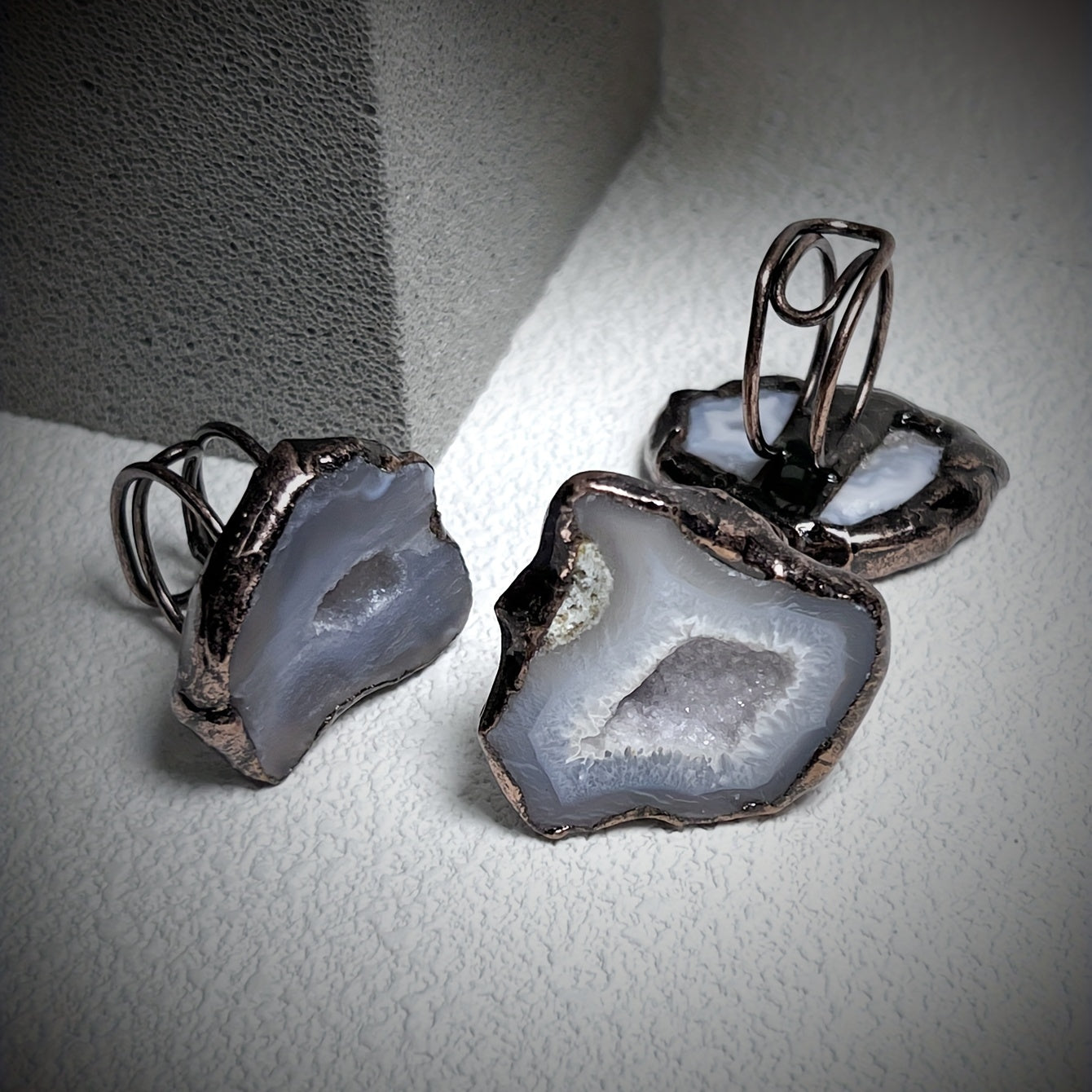 Adjustable Natural Gemstone Ring Blind Box Uncertain Shape