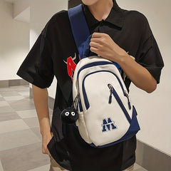 Large Capacity Casual Chest Bag Nylon Sling Bag