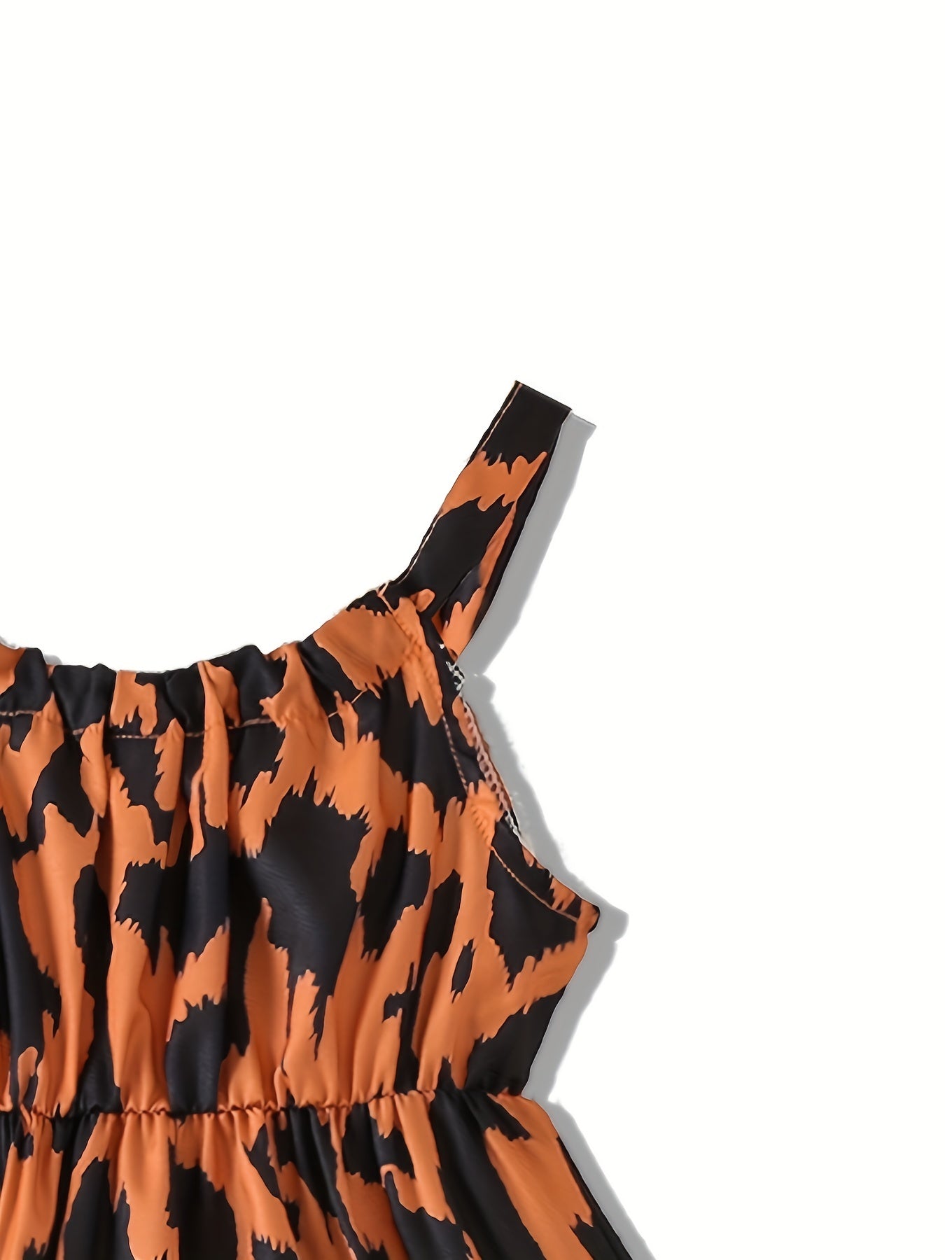 Toddler Girls Leopard Print Cami Dress for Party Beach Vacation