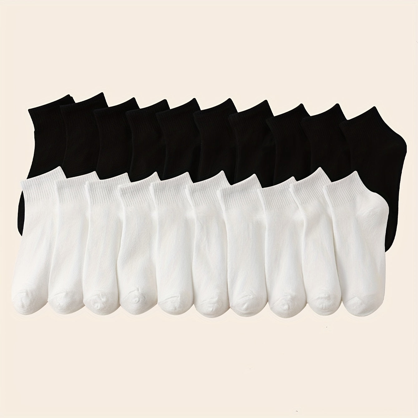 20 Pairs Comfy Breathable Short Socks Women's Stockings & Hosiery