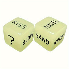 16mm Couple Anniversary Love Dice Set