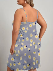  Daisy Print Cami Sleep Dress