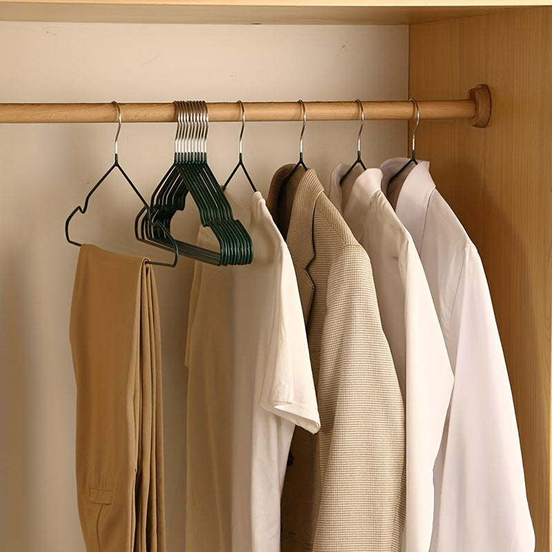 10pcs Non-slip Plastic Hangers for Children