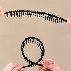5pcs Toothed Non-slip Headband Hair Accessories for Women