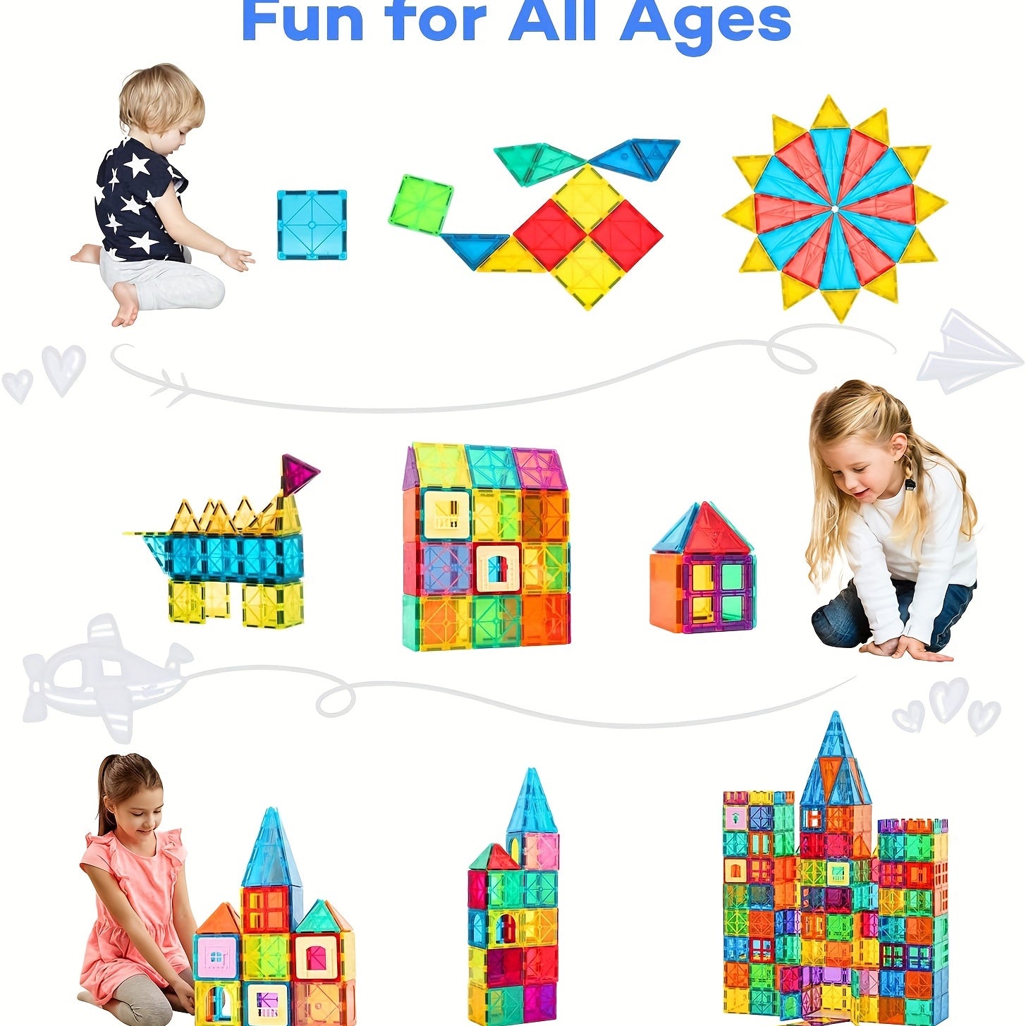 Magnetic Building Blocks DIY Magnets Construction Set