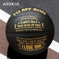 Basketball Gift For Son To the Moon and Back