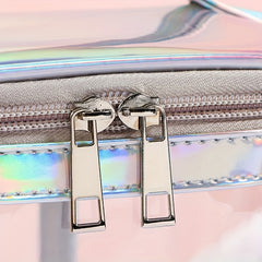 Colorful Transparent Cosmetic Bag Waterproof Large Capacity Fitness Wash Bag