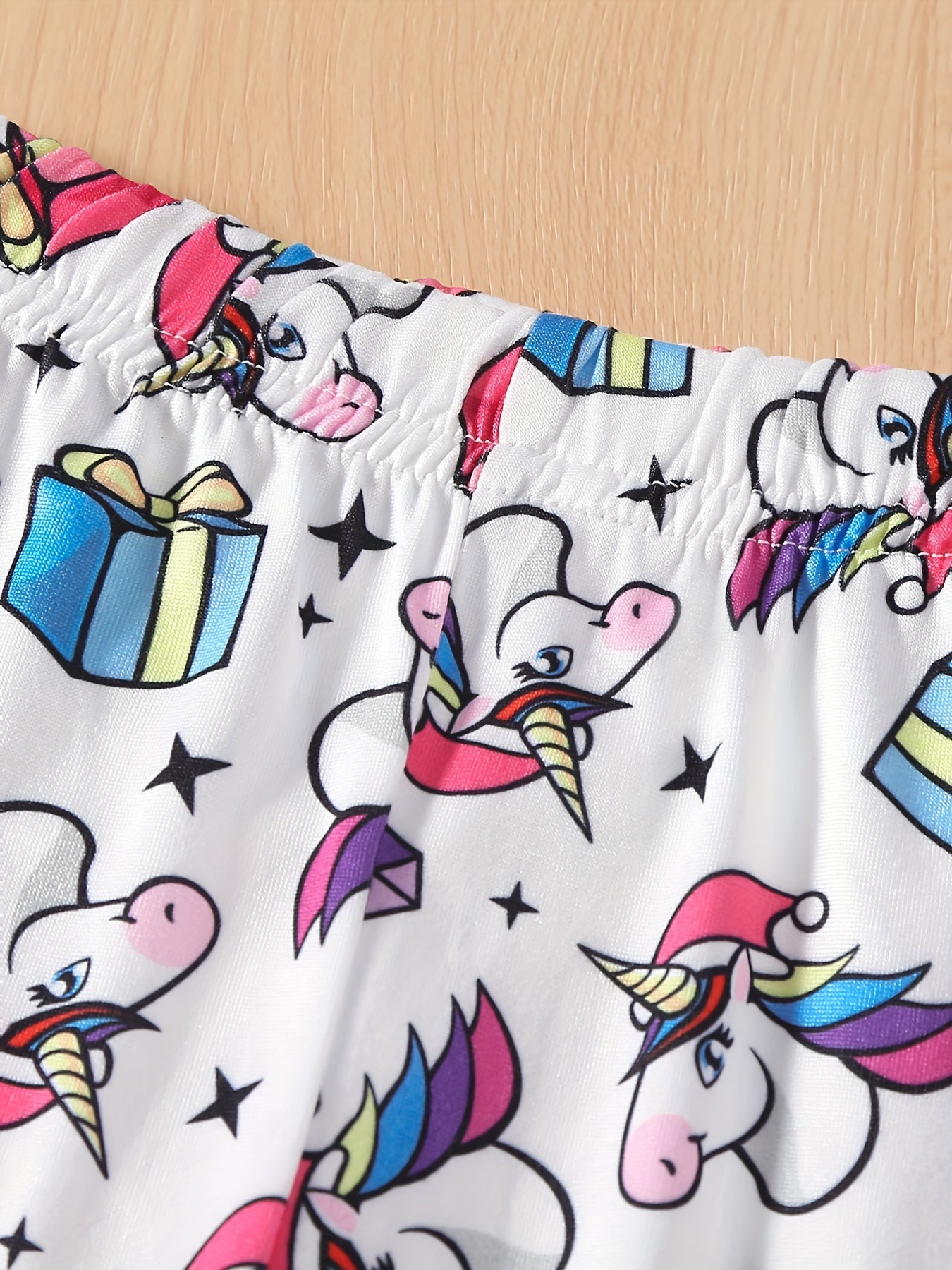 Girls' Unicorn Full Print Skinny Pants Leggings Ankle Length